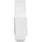 Ekena Millwork Eugene Architectural Grade PVC Gable Bracket, 60"W x 12 1/2"H x 4"D x 6"F, 5/12 Pitch GBP060X13X0406EUG00 - alternate 4